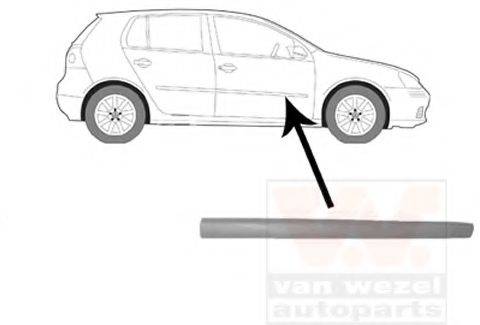 VAN WEZEL 5894424 Облицовка / защитная накладка, дверь