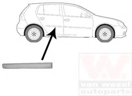 VAN WEZEL 5894426 Облицовка / защитная накладка, дверь