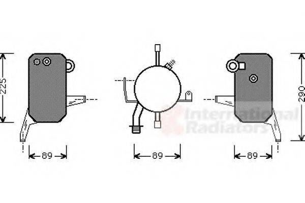 VAN WEZEL 1800D119 Осушитель, кондиционер