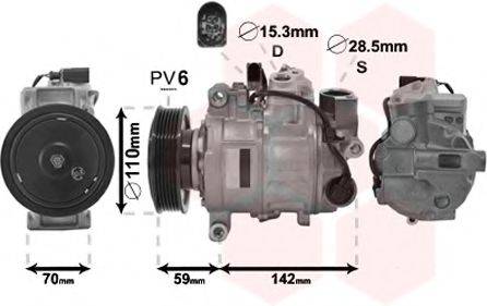 VAN WEZEL 0300K380 Компрессор, кондиционер