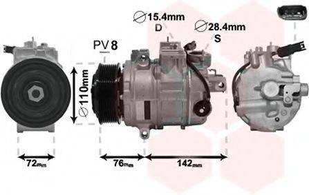 VAN WEZEL 0600K486 Компрессор, кондиционер