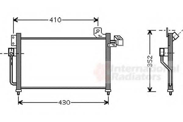 VAN WEZEL 27005155 Конденсатор, кондиционер