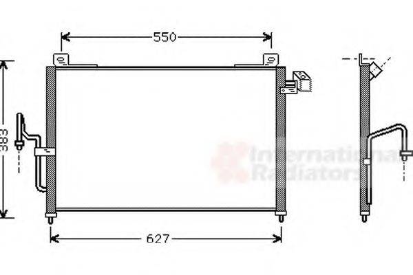 VAN WEZEL 27005159 Конденсатор, кондиционер