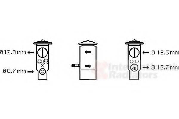 VAN WEZEL 29001005 Расширительный клапан, кондиционер