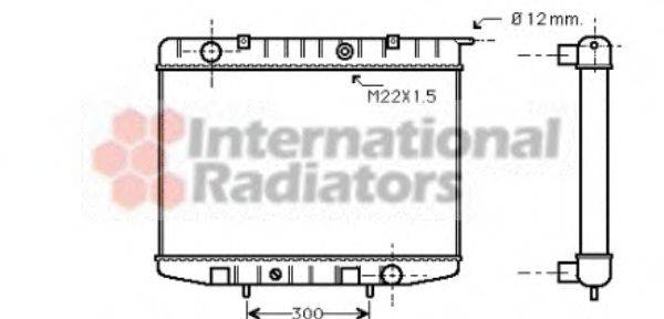 VAN WEZEL 37002337 Радиатор, охлаждение двигателя