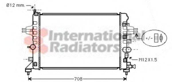 VAN WEZEL 37002363 Радиатор, охлаждение двигателя