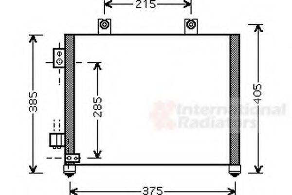 VAN WEZEL 37005342 Конденсатор, кондиционер