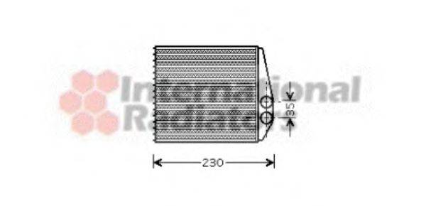 VAN WEZEL 37006355 Теплообменник, отопление салона