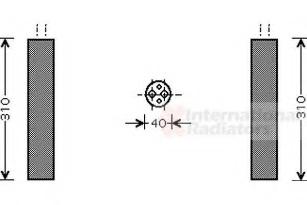 VAN WEZEL 5800D073 Осушитель, кондиционер