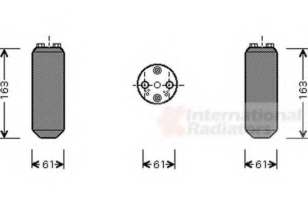 VAN WEZEL 5900D104 Осушитель, кондиционер