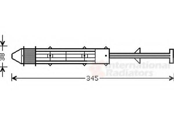 VAN WEZEL 7600D012 Осушитель, кондиционер