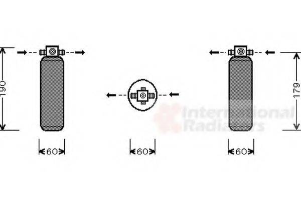 VAN WEZEL 8300D028 Осушитель, кондиционер