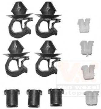 VAN WEZEL 4342797 Монтажный комплект, капот двигателя