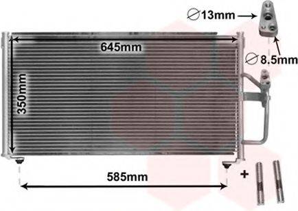 VAN WEZEL 32005245 Конденсатор, кондиционер