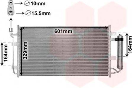 VAN WEZEL 33005387 Конденсатор, кондиционер