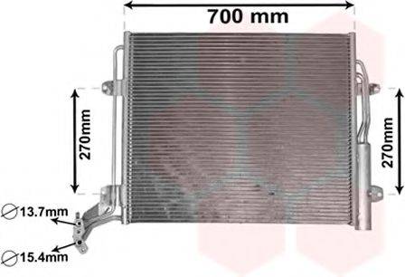 VAN WEZEL 58005324 Конденсатор, кондиционер