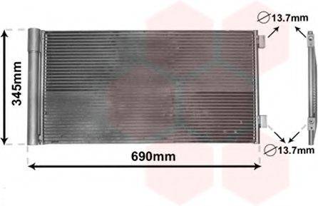 VAN WEZEL 06005414 Конденсатор, кондиционер