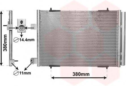 VAN WEZEL 09005274 Конденсатор, кондиционер