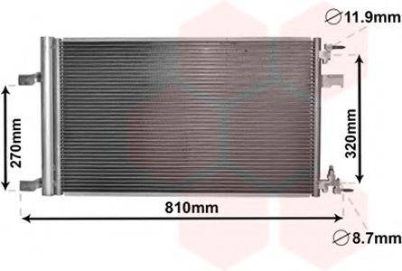 VAN WEZEL 37005499 Конденсатор, кондиционер