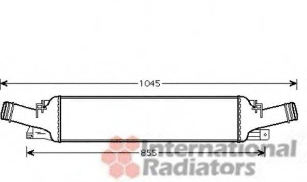 VAN WEZEL 03004294 Интеркулер