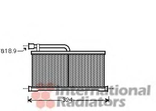 VAN WEZEL 03006296 Теплообменник, отопление салона