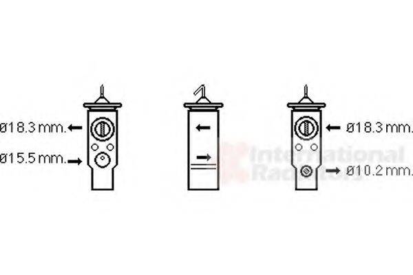 VAN WEZEL 06001359 Расширительный клапан, кондиционер