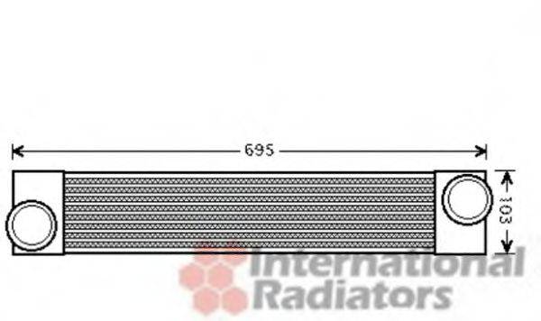 VAN WEZEL 06004346 Интеркулер