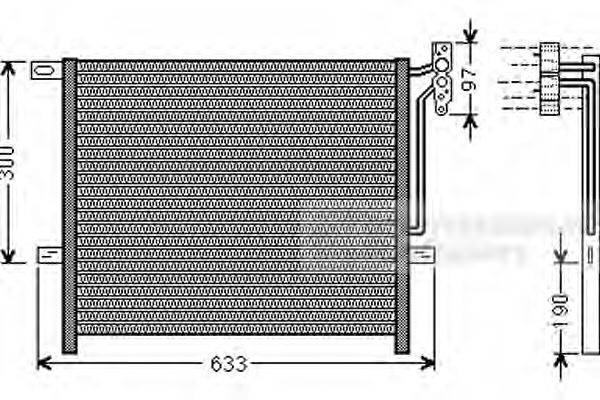 VAN WEZEL 06005369 Конденсатор, кондиционер