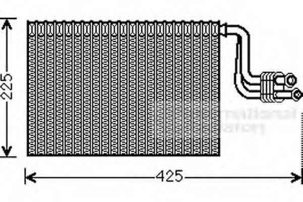 VAN WEZEL 0600V364 Испаритель, кондиционер