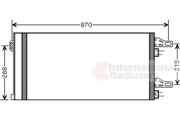 VAN WEZEL 09005246 Конденсатор, кондиционер