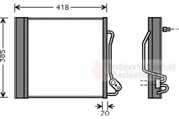 VAN WEZEL 29005010 Конденсатор, кондиционер