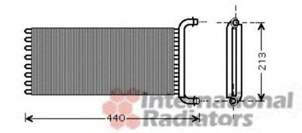 VAN WEZEL 30006441 Теплообменник, отопление салона