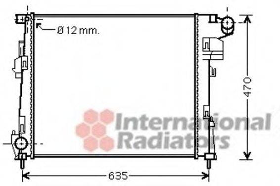 VAN WEZEL 43002427 Радиатор, охлаждение двигателя