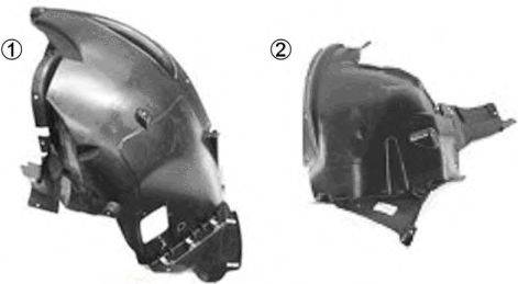 VAN WEZEL 0687434 Обшивка, колесная ниша