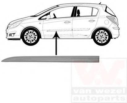 VAN WEZEL 3750403 Облицовка / защитная накладка, дверь