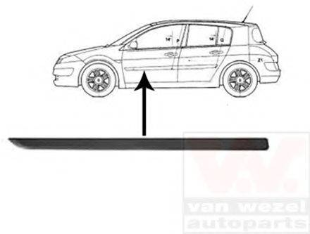 VAN WEZEL 4375423 Облицовка / защитная накладка, дверь