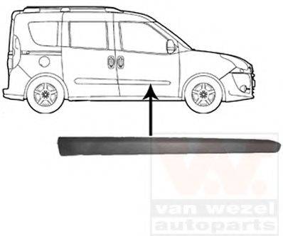 VAN WEZEL 1638424 Облицовка / защитная накладка, дверь