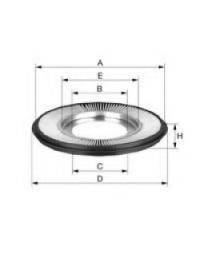 UNIFLUX FILTERS XA347 Воздушный фильтр