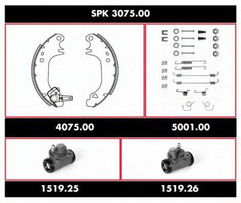 WOKING SPK307500 Комплект тормозов, барабанный тормозной механизм