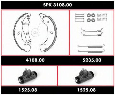 WOKING SPK310800 Комплект тормозов, барабанный тормозной механизм