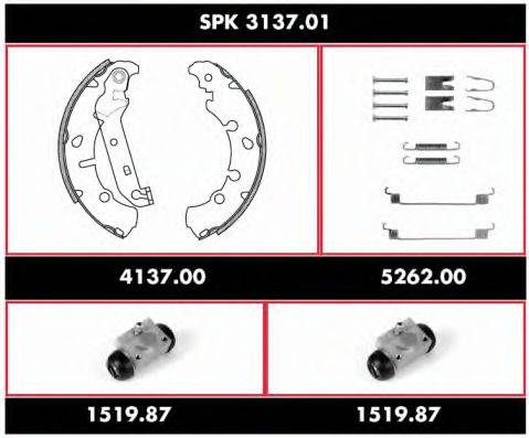 WOKING SPK313701 Комплект тормозов, барабанный тормозной механизм