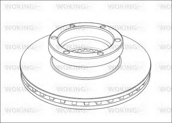 WOKING NSA100420 Тормозной диск