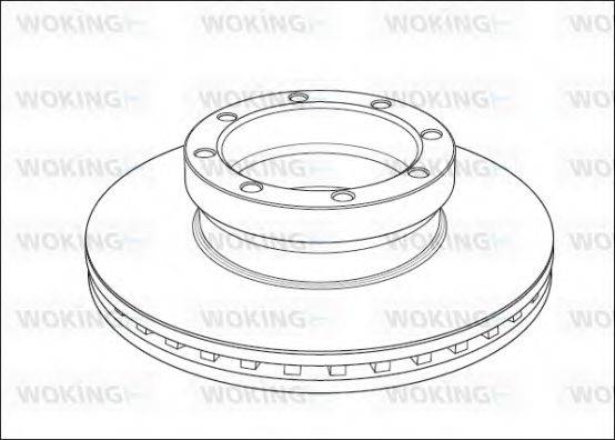 WOKING NSA100520 Тормозной диск