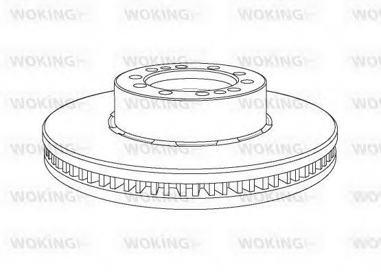 WOKING NSA116920 Тормозной диск