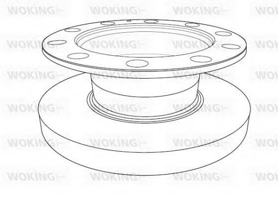 WOKING NSA119210 Тормозной диск