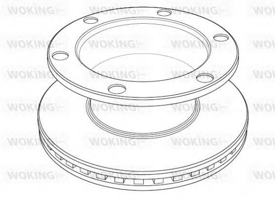 WOKING NSA119420 Тормозной диск