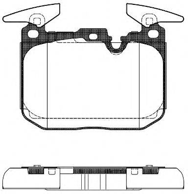 WOKING P1591300 Комплект тормозных колодок, дисковый тормоз