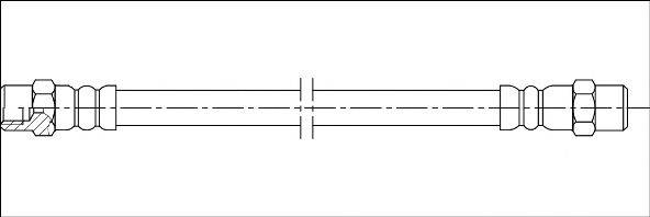 WOKING G190027 Тормозной шланг