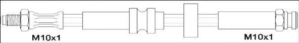 WOKING G190111 Тормозной шланг