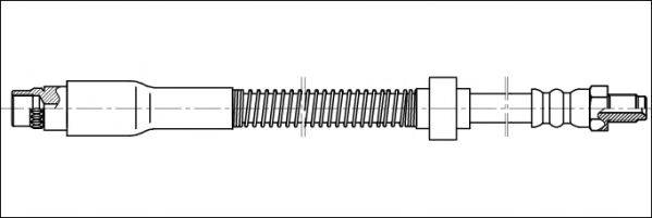 WOKING G190134 Тормозной шланг